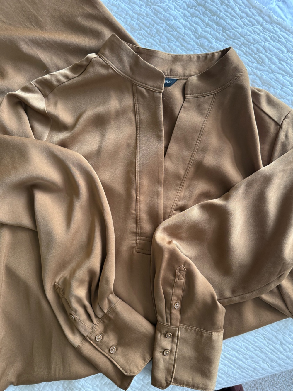Banana Republic Mustard Brown Dress